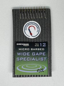 DRENNAN WIDE GAPE SPECIALIST ROZMIAR 12  /igła/ z zadziorem 