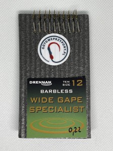 DRENNAN WIDE GAPE SPECIALIST ROZMIAR 12  /igła/ BEZZADZIOROWE 