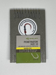 KORUM PENETRATOR rozmiar 10/igła/ bezzadziorowy 