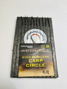 DRENNAN ACOLYTE CARP CIRCLE  rozmiar 8 /igła/ bz/plecionka