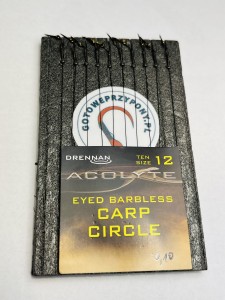 DRENNAN ACOLYTE CARP CIRCLE  rozmiar 12 /igła/ bz/plecionka 